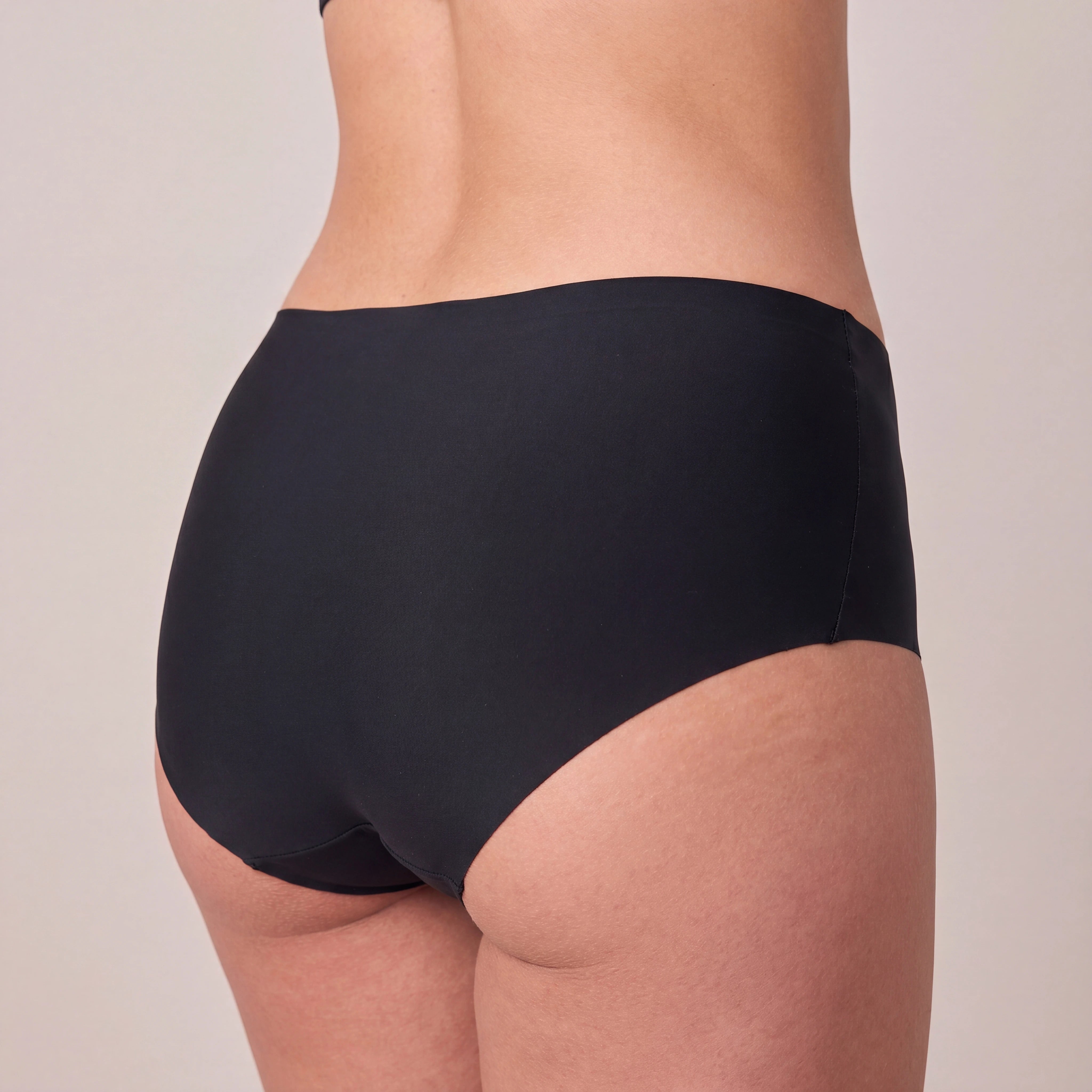 snocks-microfiber-high-waist-seamless-hipster-damen-schwarz image 3