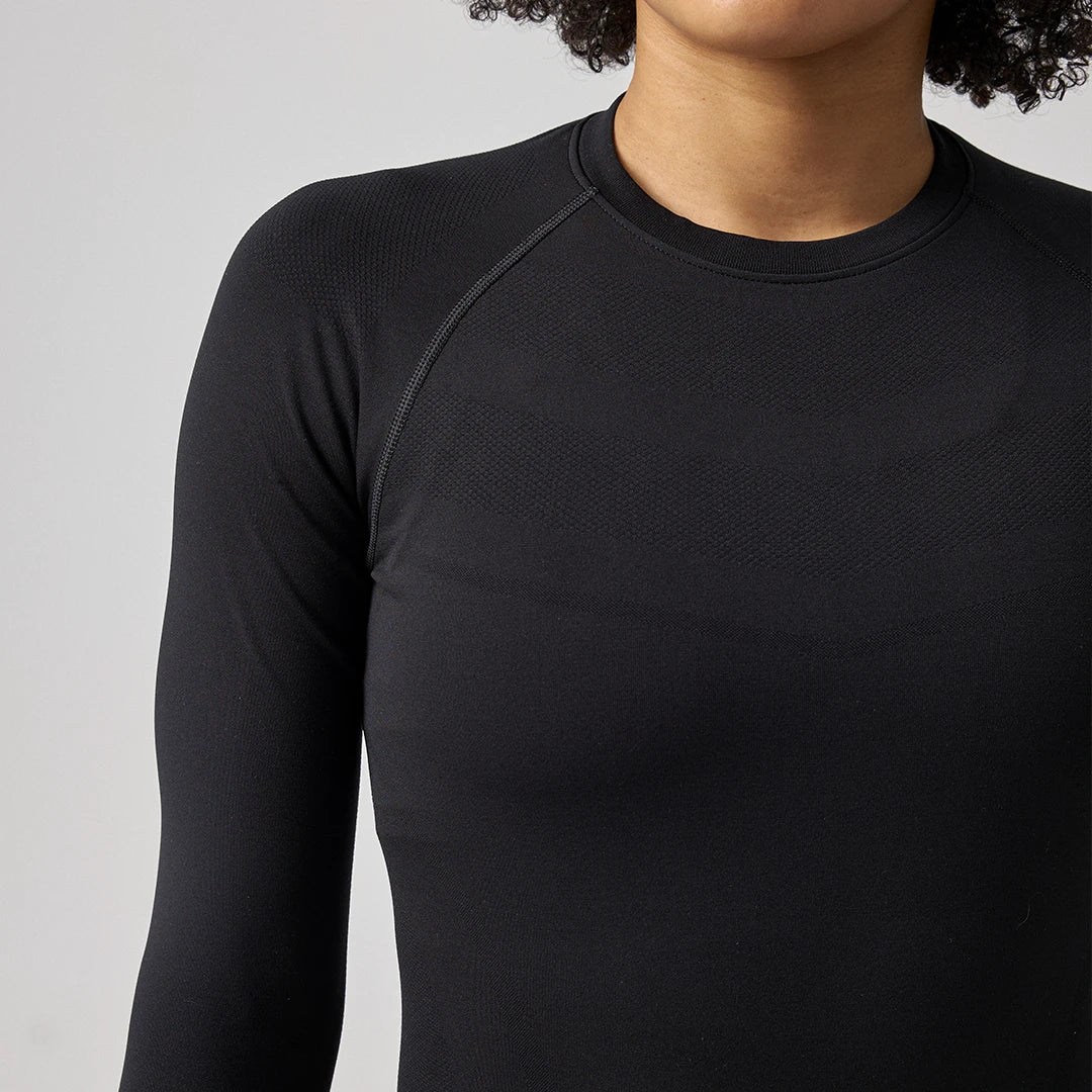 snocks-sportshirt-langarm-damen-schwarz image 4