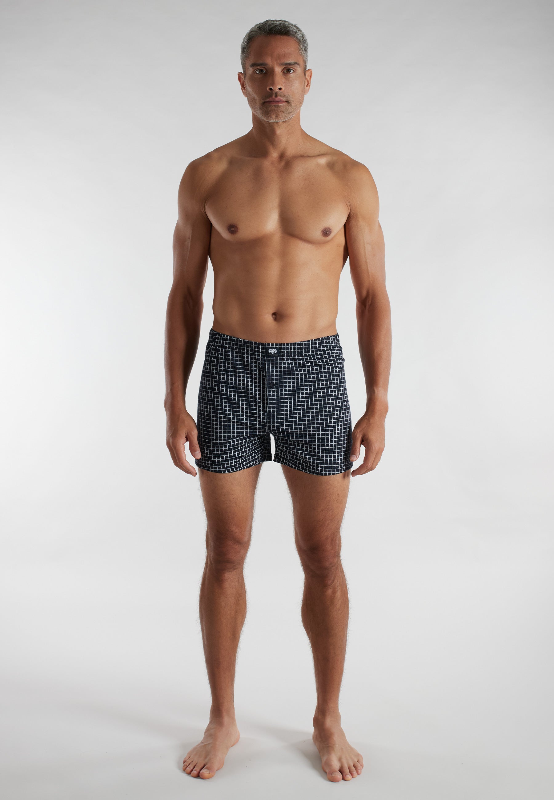 ceceba-herren-boxershort-blau-bedruckt-2er-pack-aus-baumwolle image 2