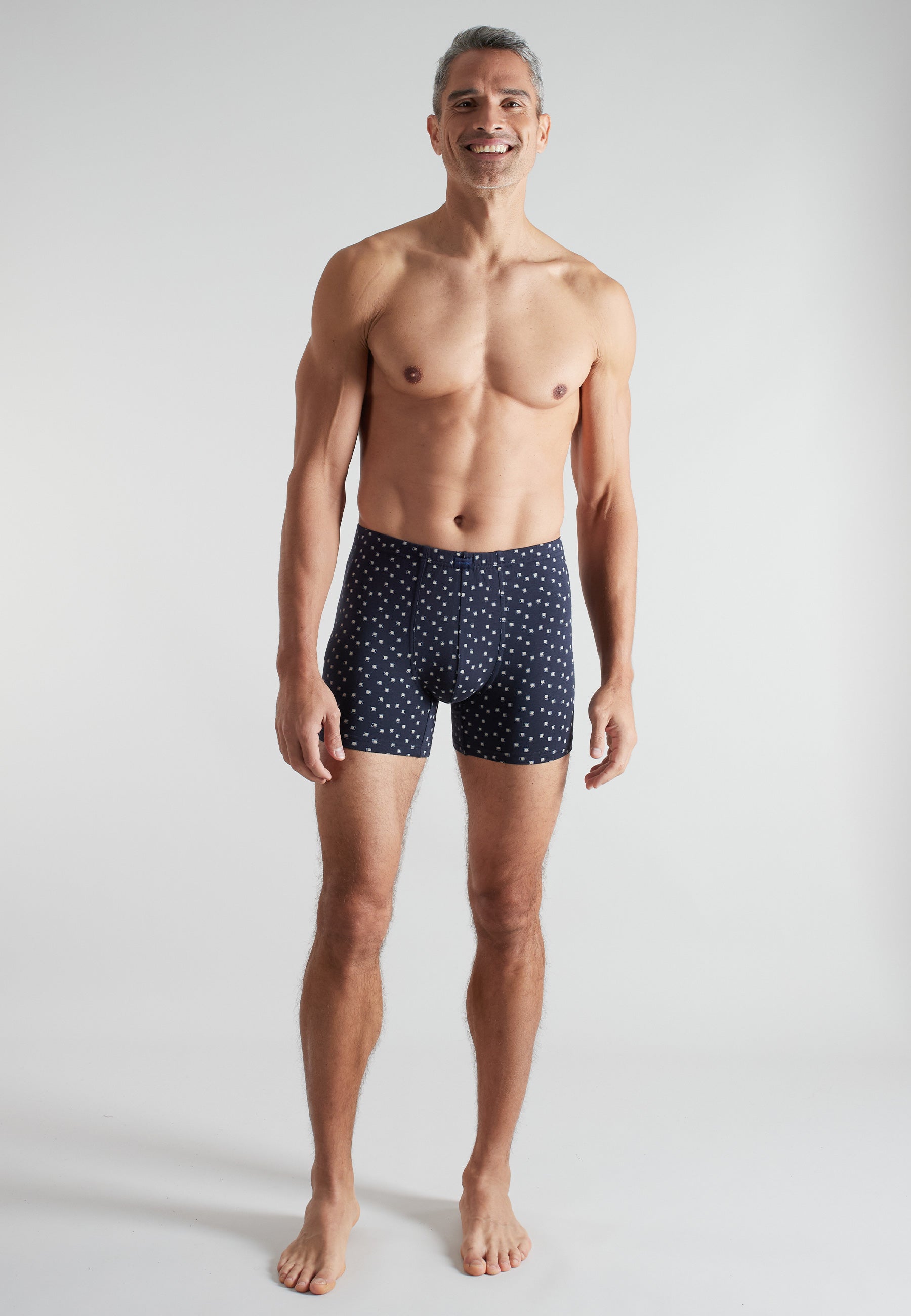 ceceba-herren-long-pants-blau-bedruckt-2er-pack image 2