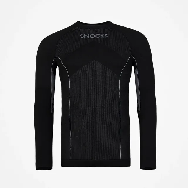 snocks-thermo-unterhemd-herren-langarm-schwarz-mit-daumenloch image 1
