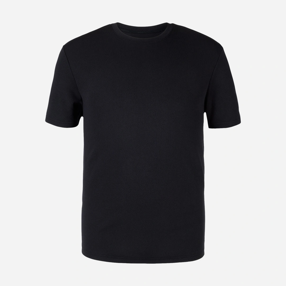 snocks-trainingsshirt-allover-mesh-herren-schwarz image 1