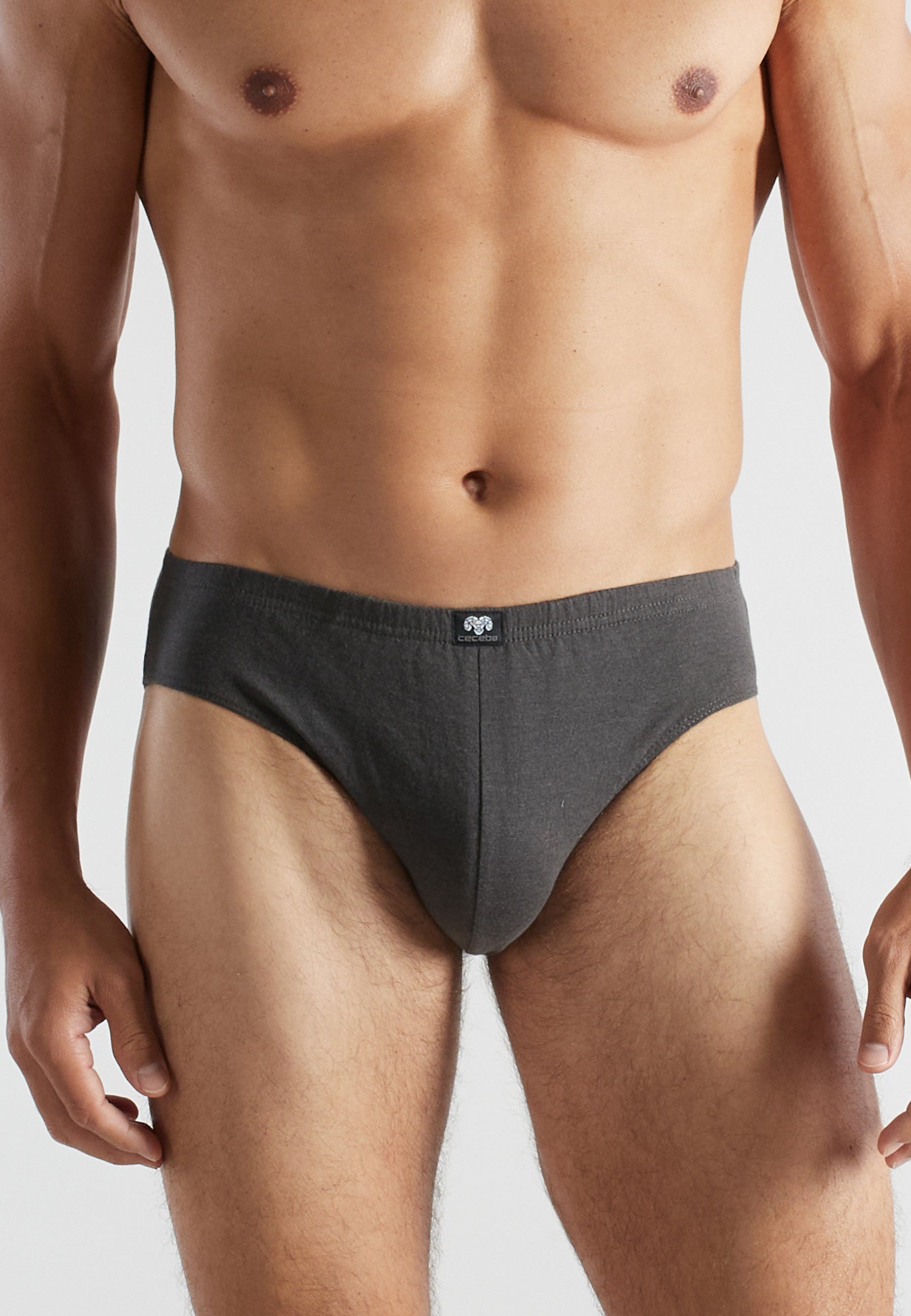 ceceba-herren-slip-grau-uni-5er-pack image 4