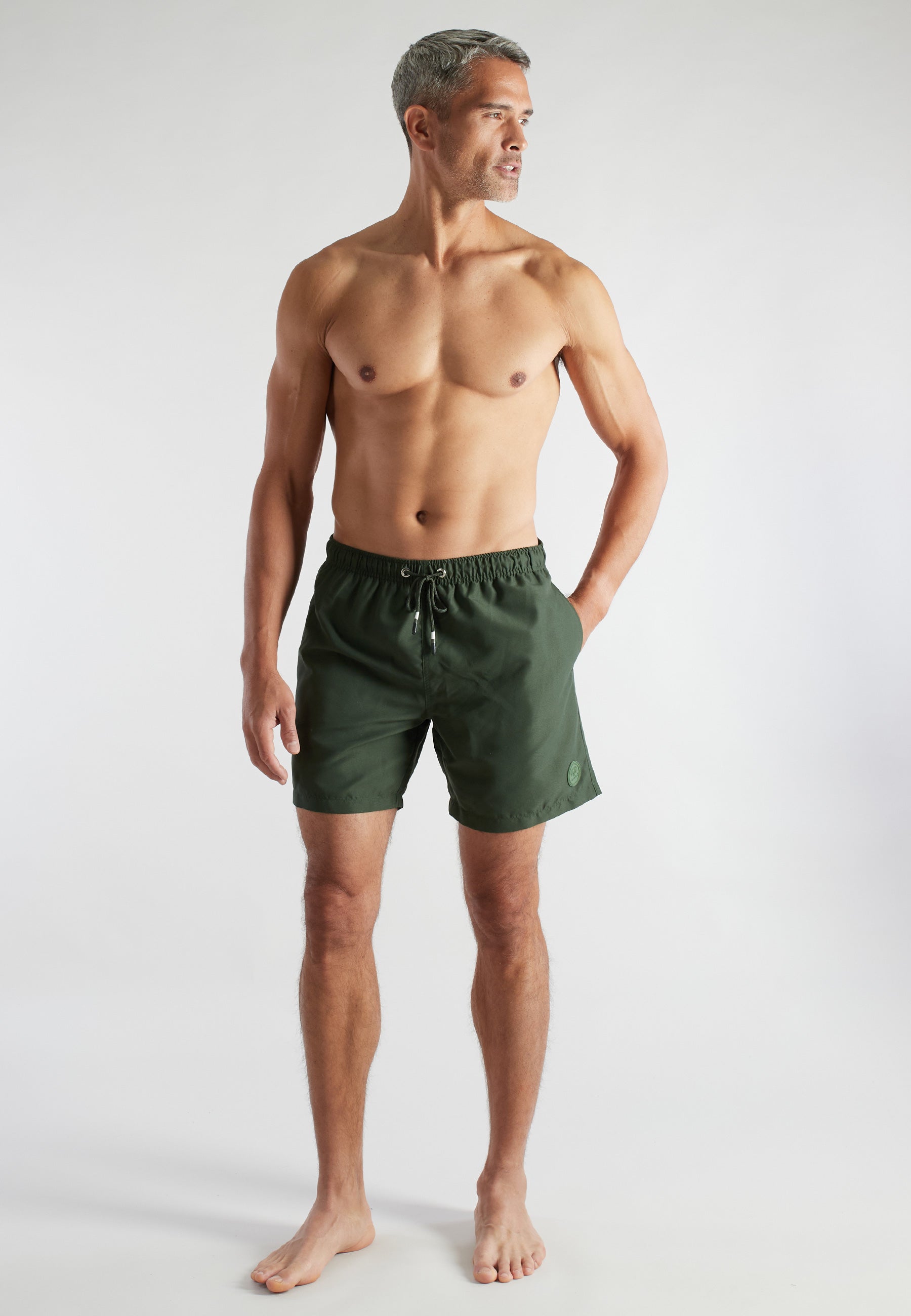 ceceba-herren-badeshorts-gr-n-uni image 2