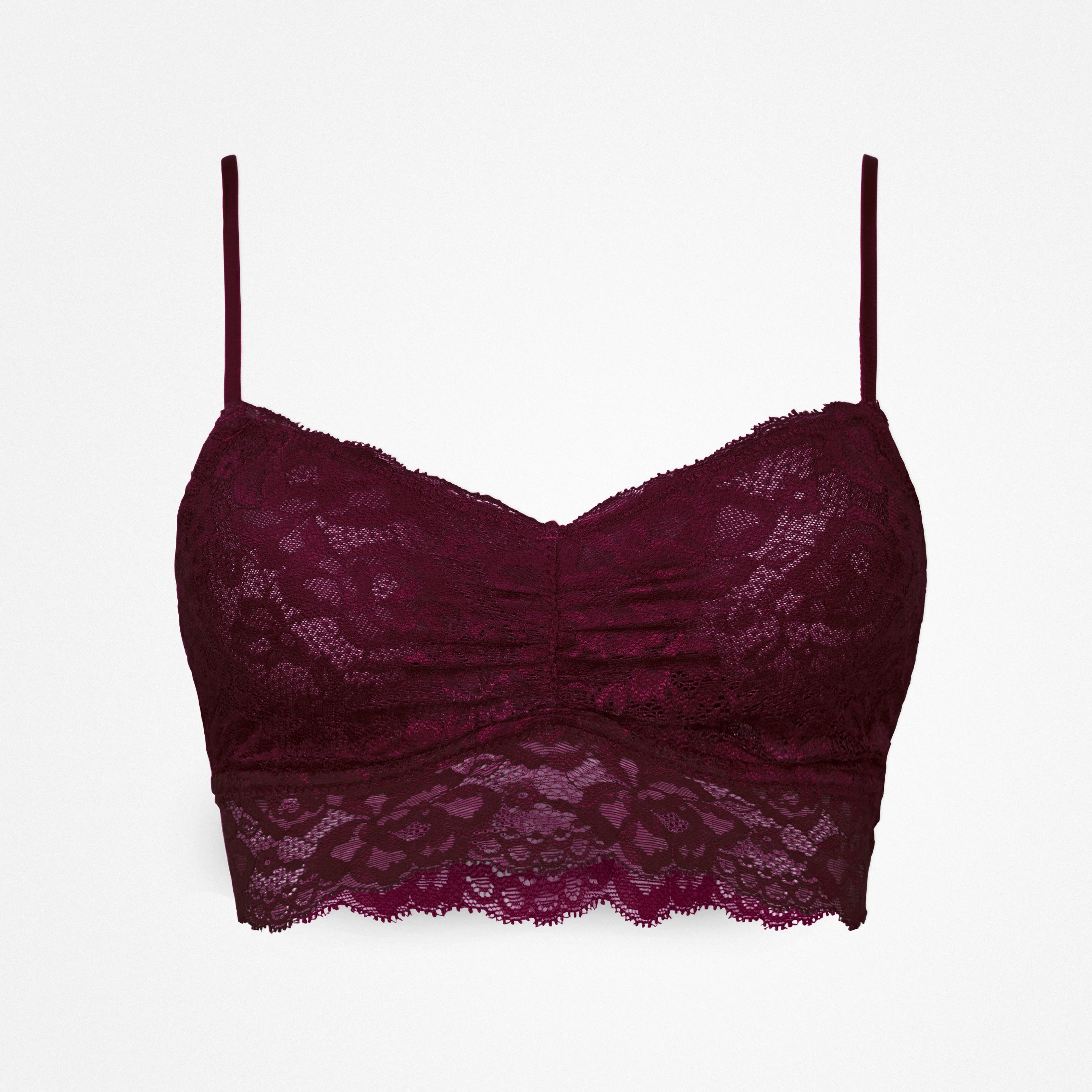 snocks-spitzen-bh-bustier-weinrot-soft-bh-damen image 1