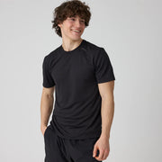 snocks-mesh-trainingsshirt-herren-kurzarm-schwarz image 4