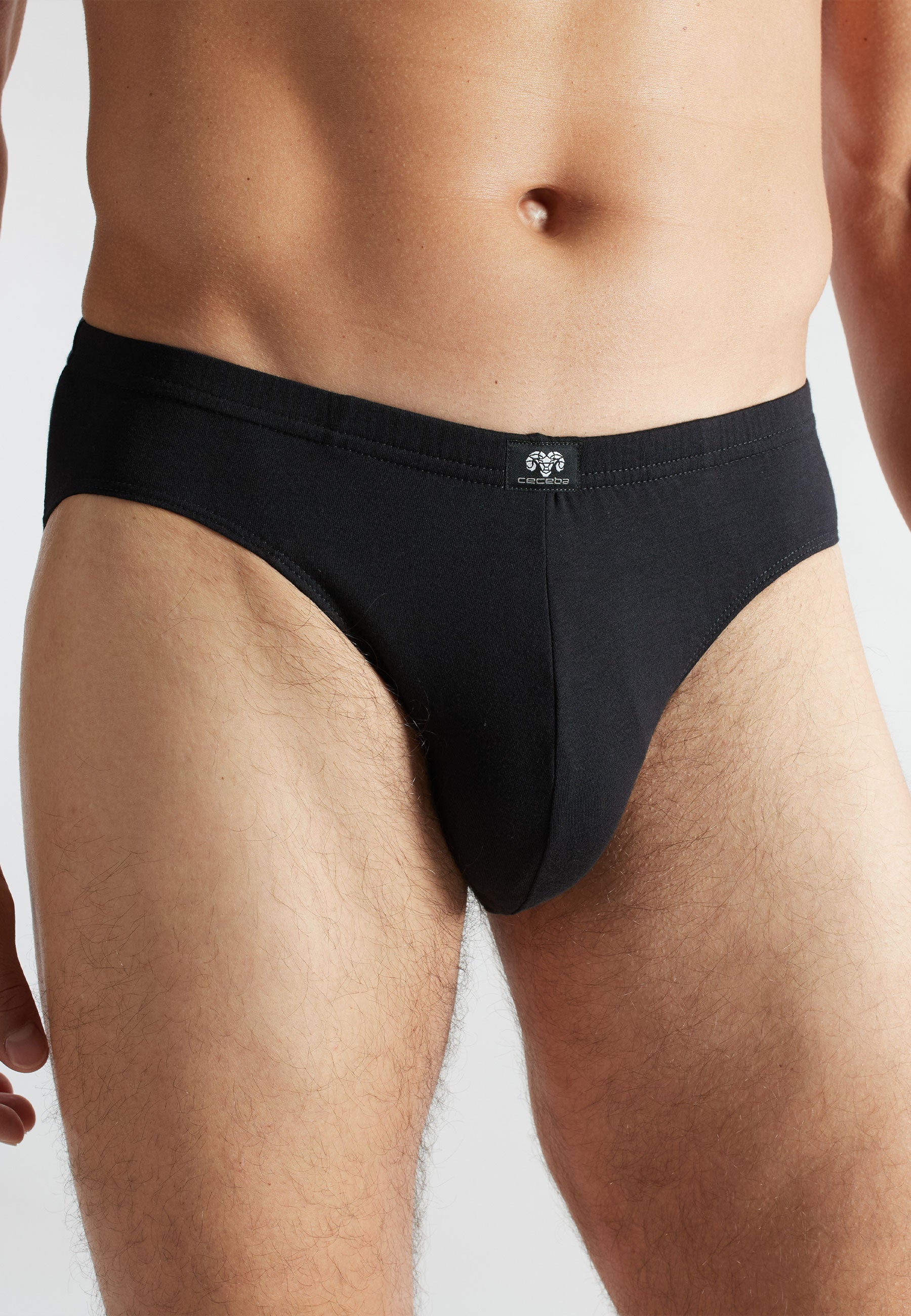 ceceba-herren-slip-schwarz-l-ngsgestreift-2er-pack image 4