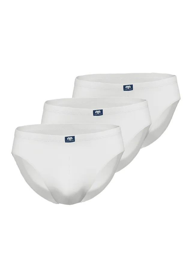 ceceba-herren-slip-wei-uni-3er-pack image 1