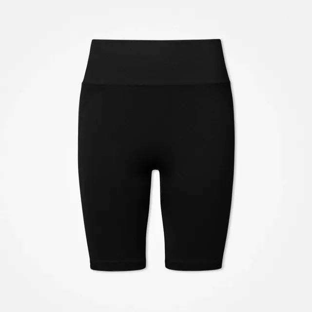 snocks-booty-scrunch-short-damen-radler-shorts-schwarz image 1