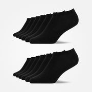 snocks-sneaker-socken-nero-schwarz-sneakersocken-aus-bio-baumwolle image 2