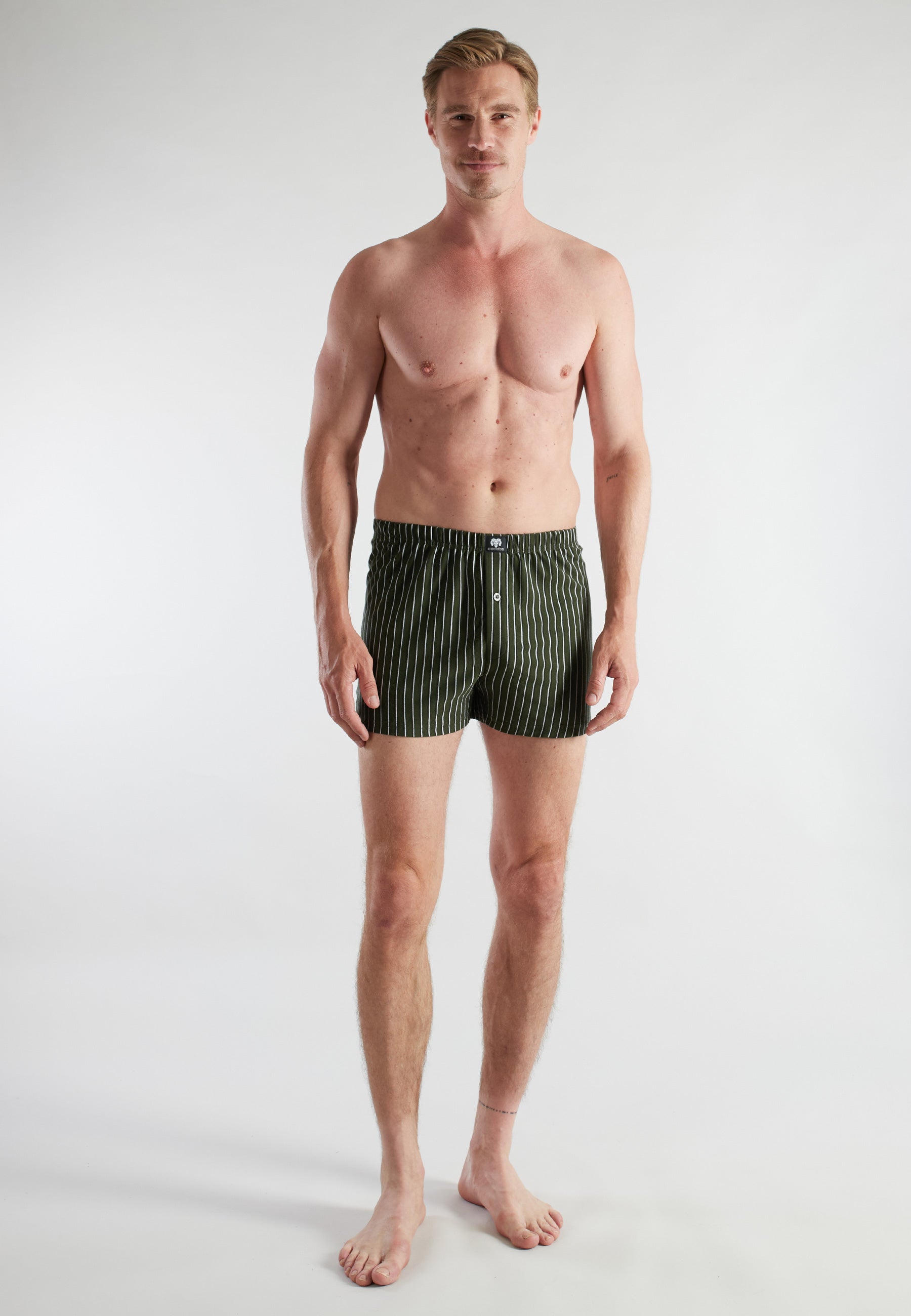 ceceba-herren-boxershort-gr-n-bedruckt-2er-pack image 2