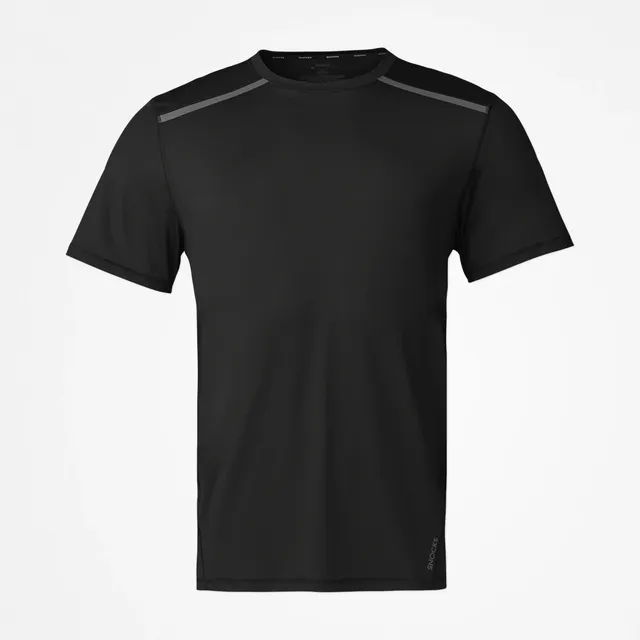 snocks-herren-trainingsshirt-mit-reflektierenden-streifen-schwarz image 1