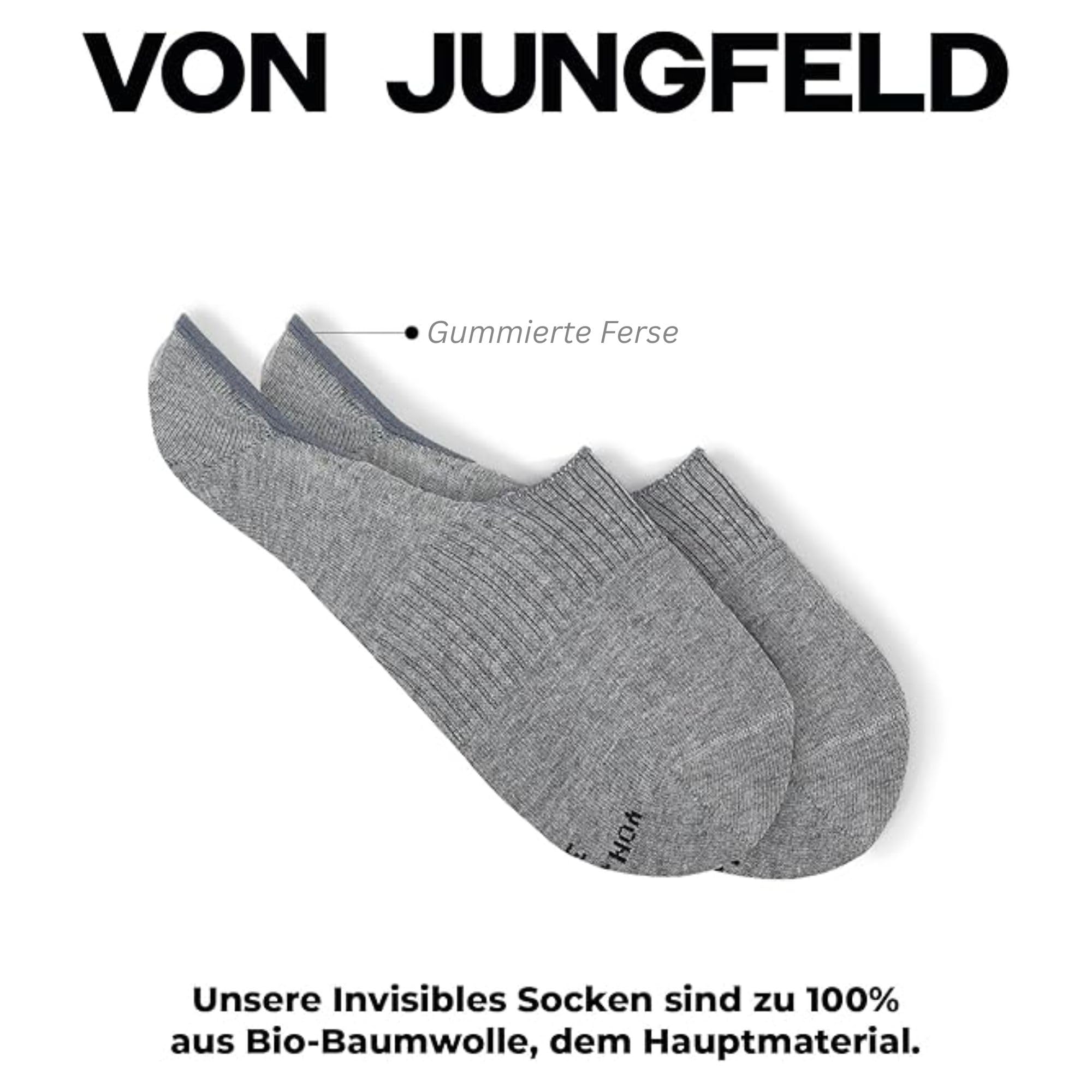 von-jungfeld-2er-set-f-linge-invisible-35-46-sneakersocken-bio-baumwolle-damen-h image 6