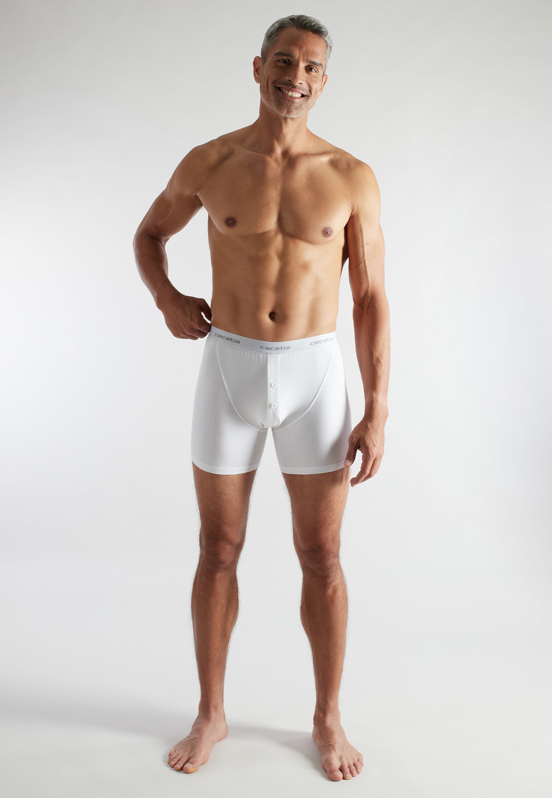 ceceba-herren-long-pants-wei-uni-2er-pack image 2