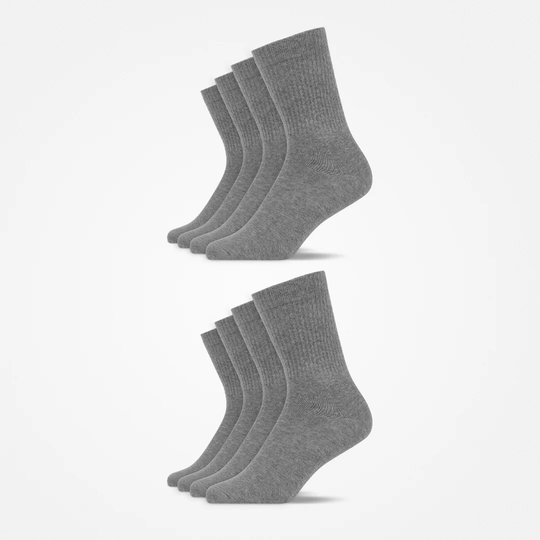 snocks-tennissocken-sportsocken-grau-unisex image 8