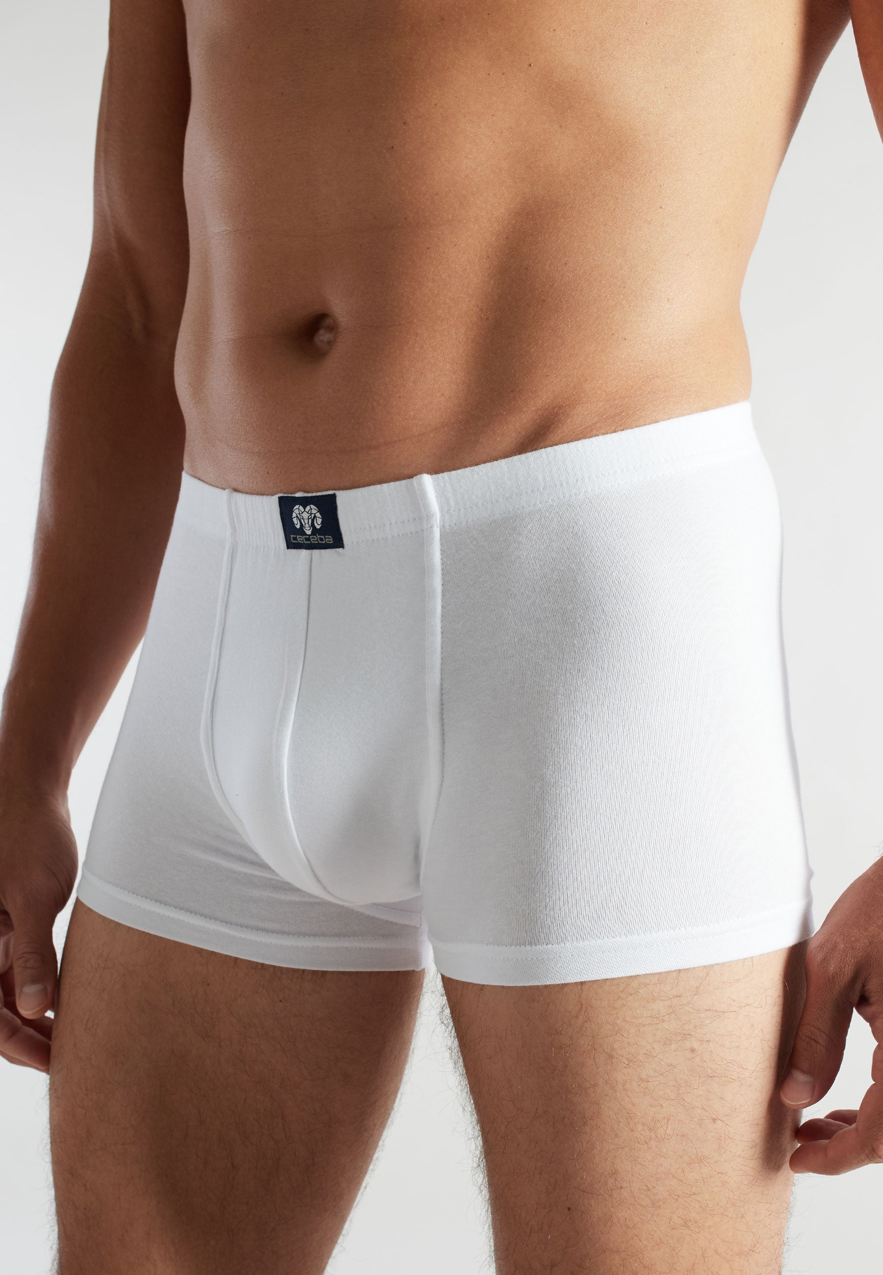 ceceba-herren-short-pants-wei-uni-2er-pack-feinripp image 4