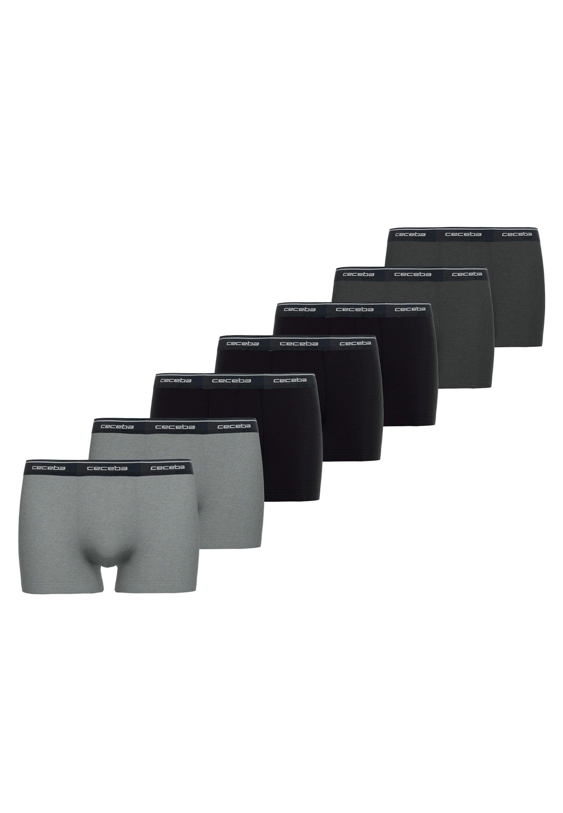 ceceba-herren-pants-grau-uni-7er-pack-feinripp-unterhose image 1