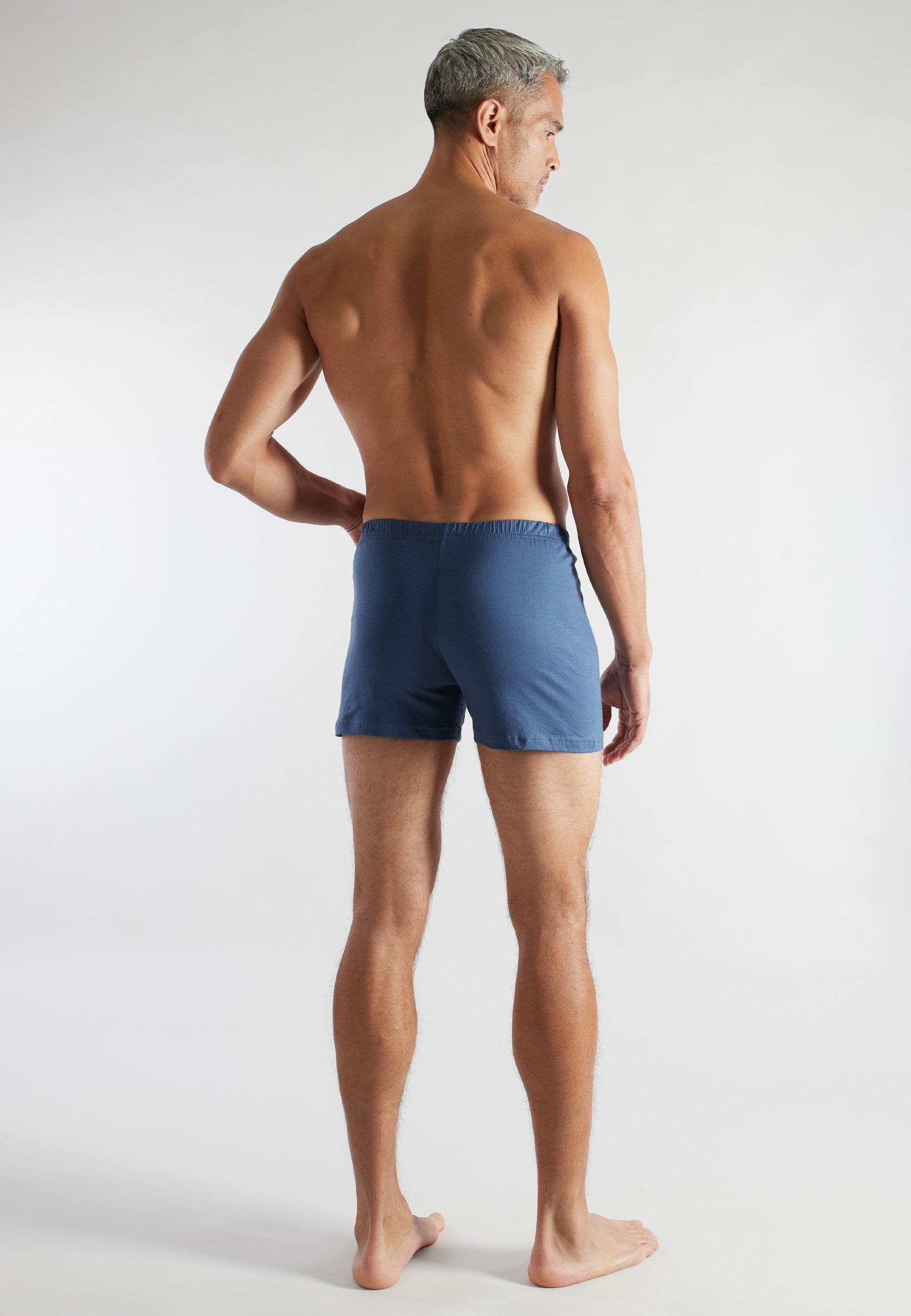 ceceba-herren-boxershort-blau-uni-2er-pack-mit-eingriff image 3