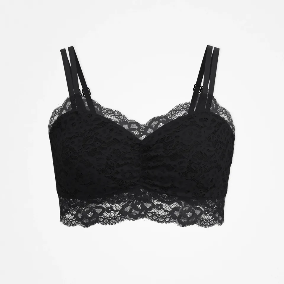 snocks-spitzen-bh-plus-size-schwarz image 1