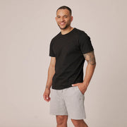 snocks-basic-t-shirt-herren-schwarz image 8