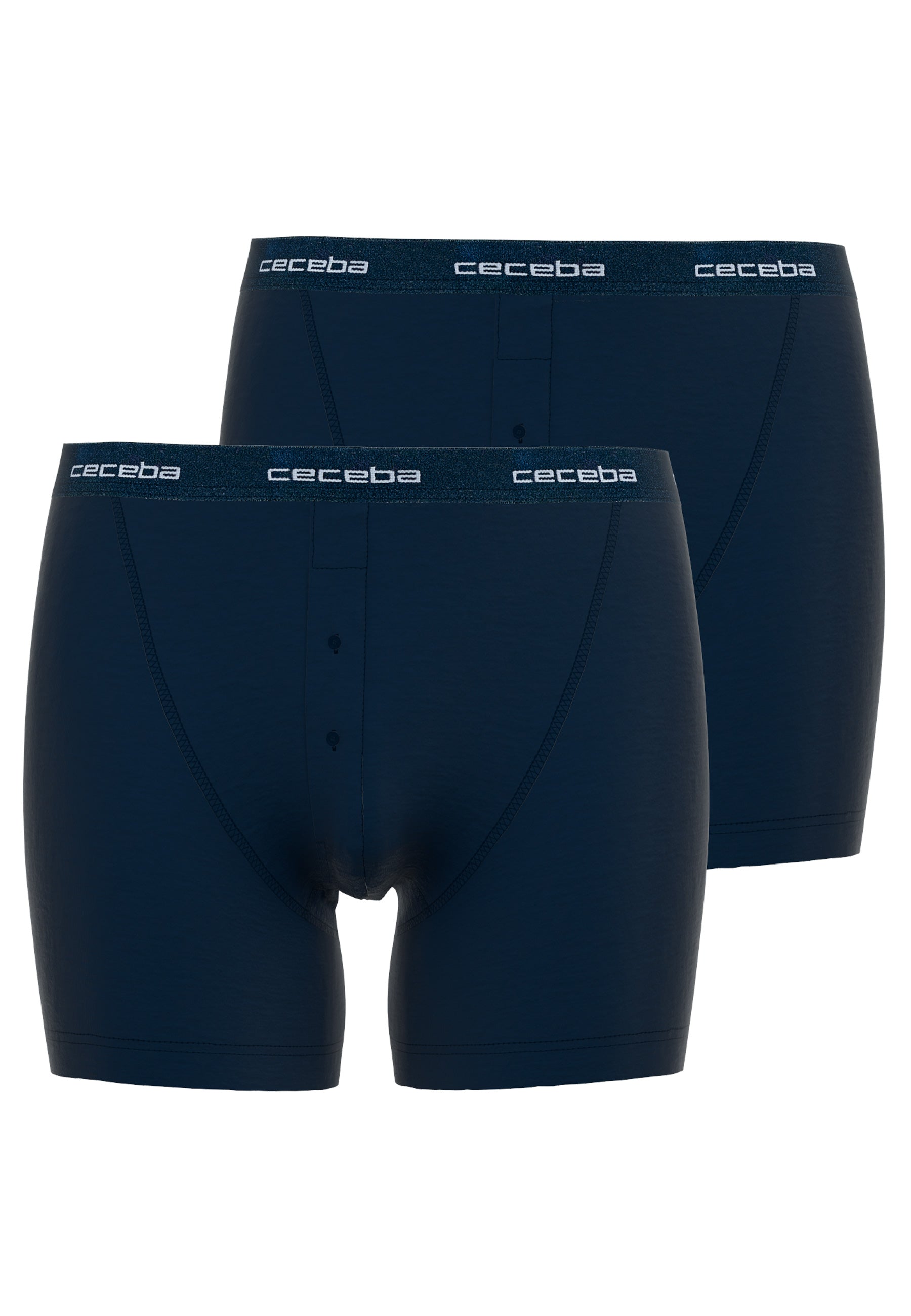 ceceba-herren-long-pants-blau-uni-2er-pack image 1