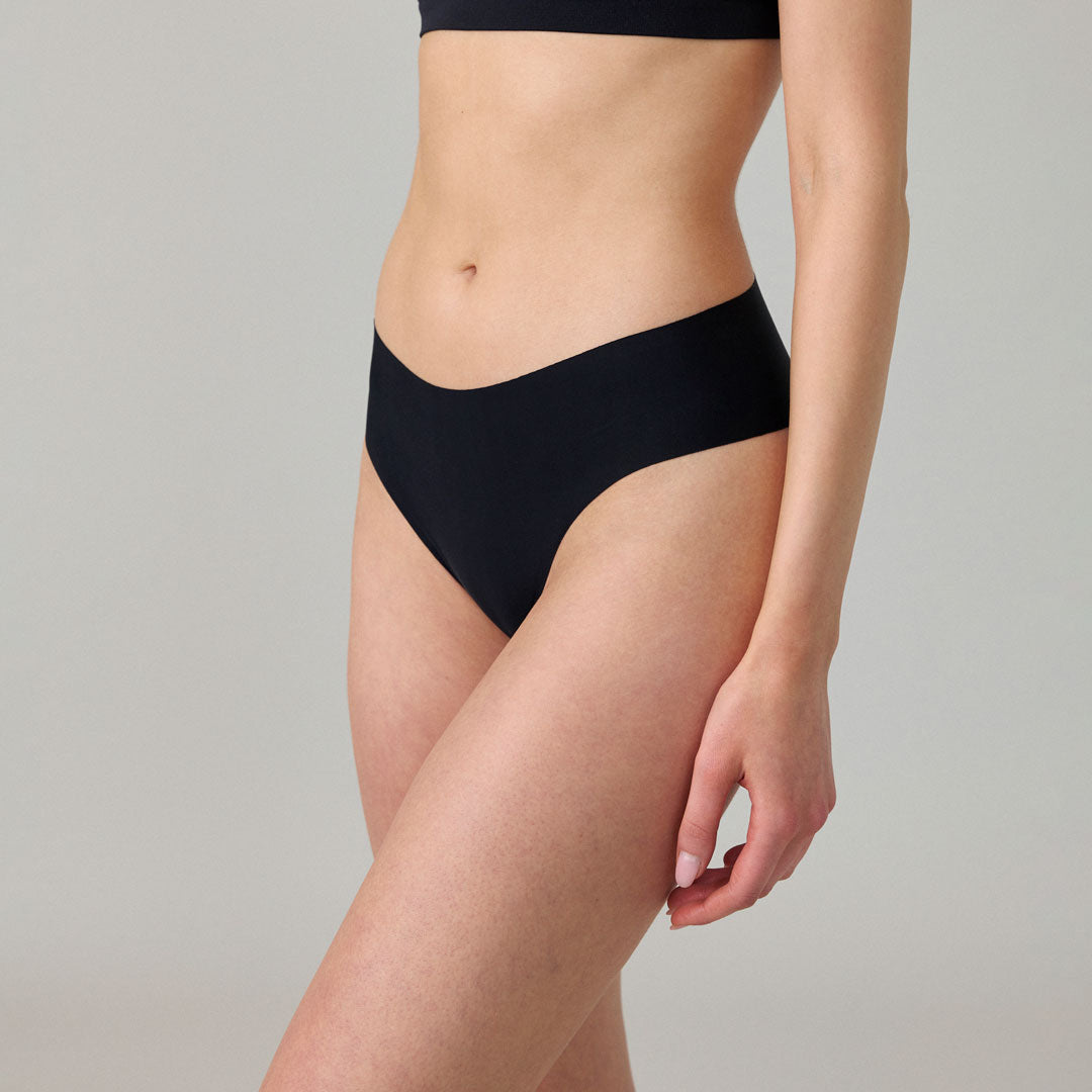 snocks-hipster-panties-seamless-damen-schwarz image 2