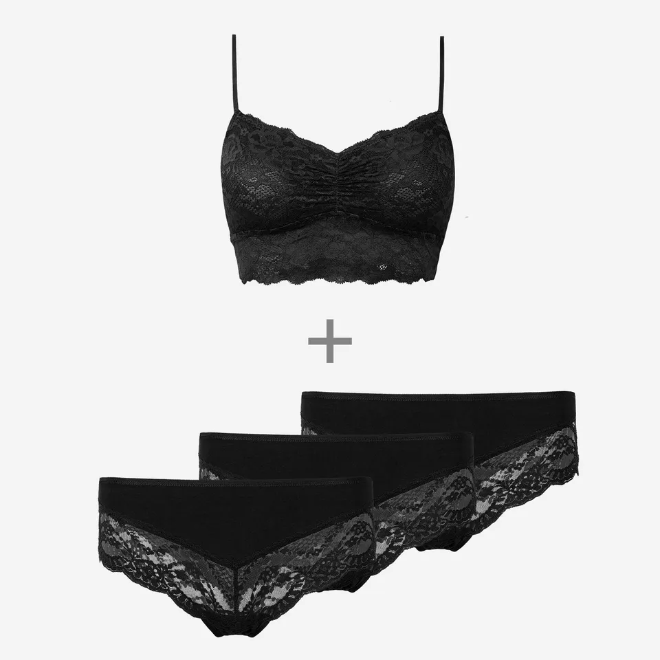 snocks-lace-essentials-bundle-hipster-damen-hipster-panties image 1