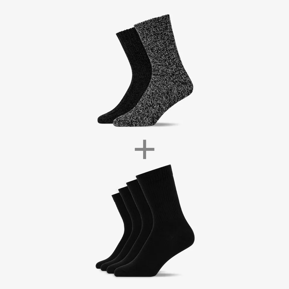 snocks-cozy-socks-bundle-unisex-socken-im-multipack image 1