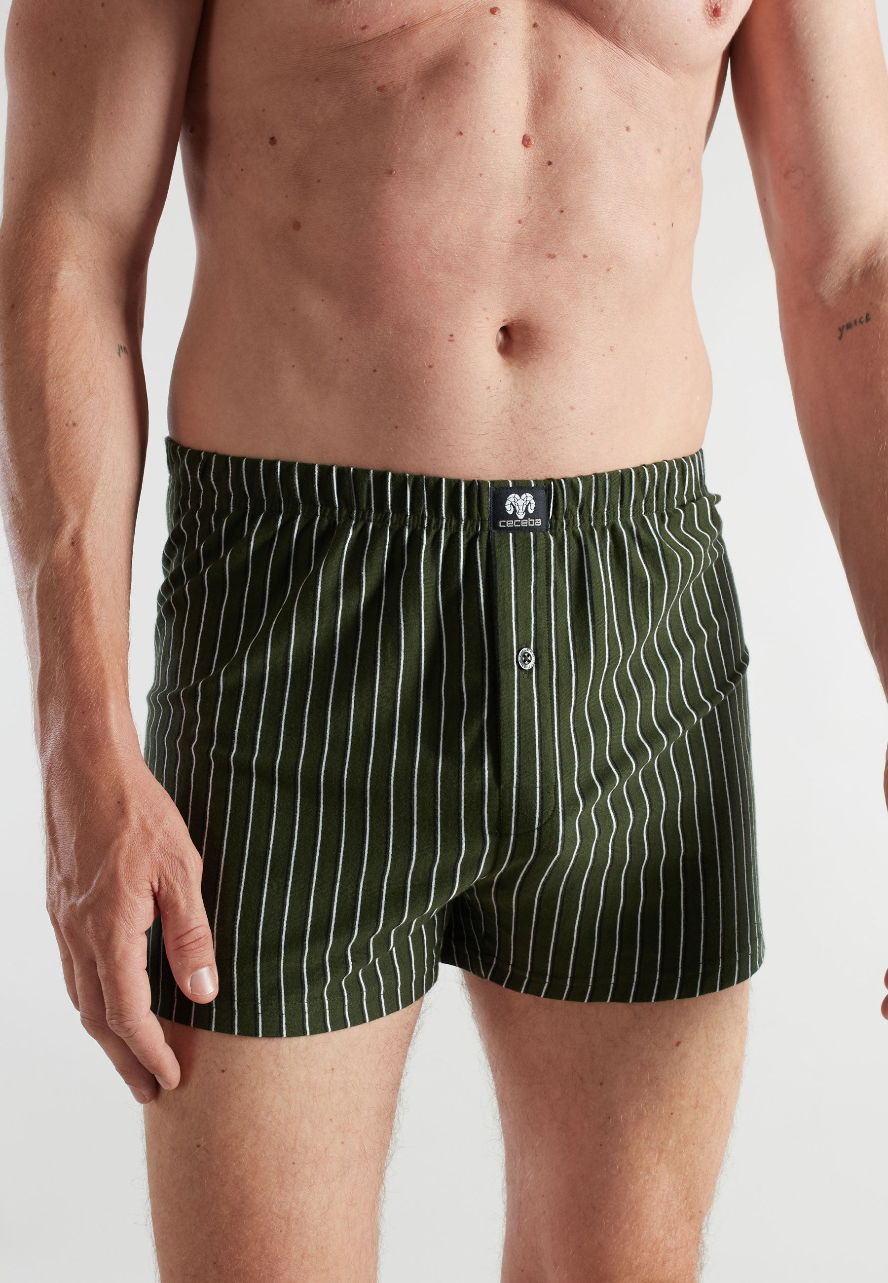 ceceba-herren-boxershort-gr-n-bedruckt-2er-pack image 4