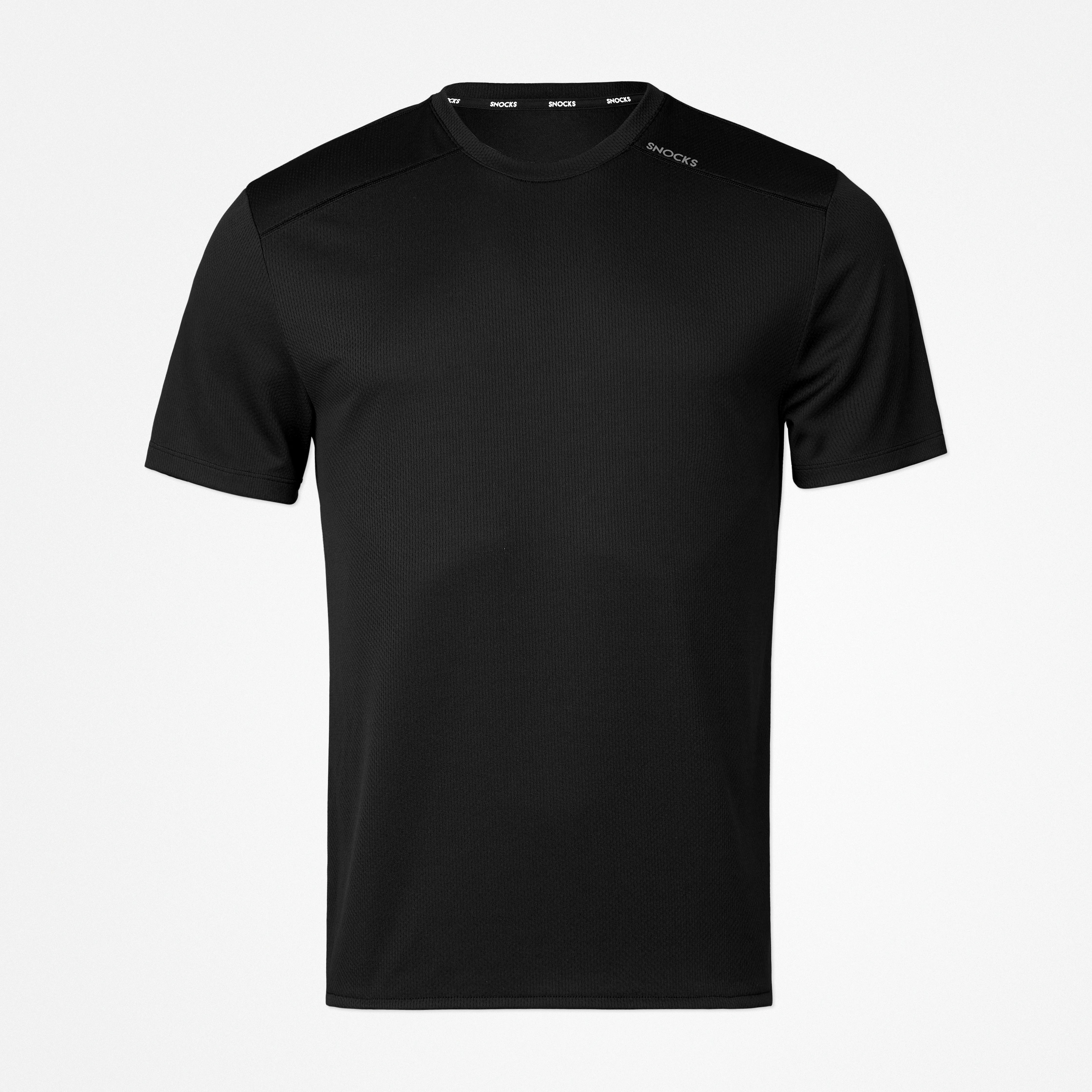 snocks-mesh-trainings-t-shirt-herren-kurzarm-nero-schwarz image 1