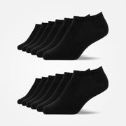 snocks-kinder-sneaker-socken-schwarz-kurze-socken-aus-bio-baumwolle image 2