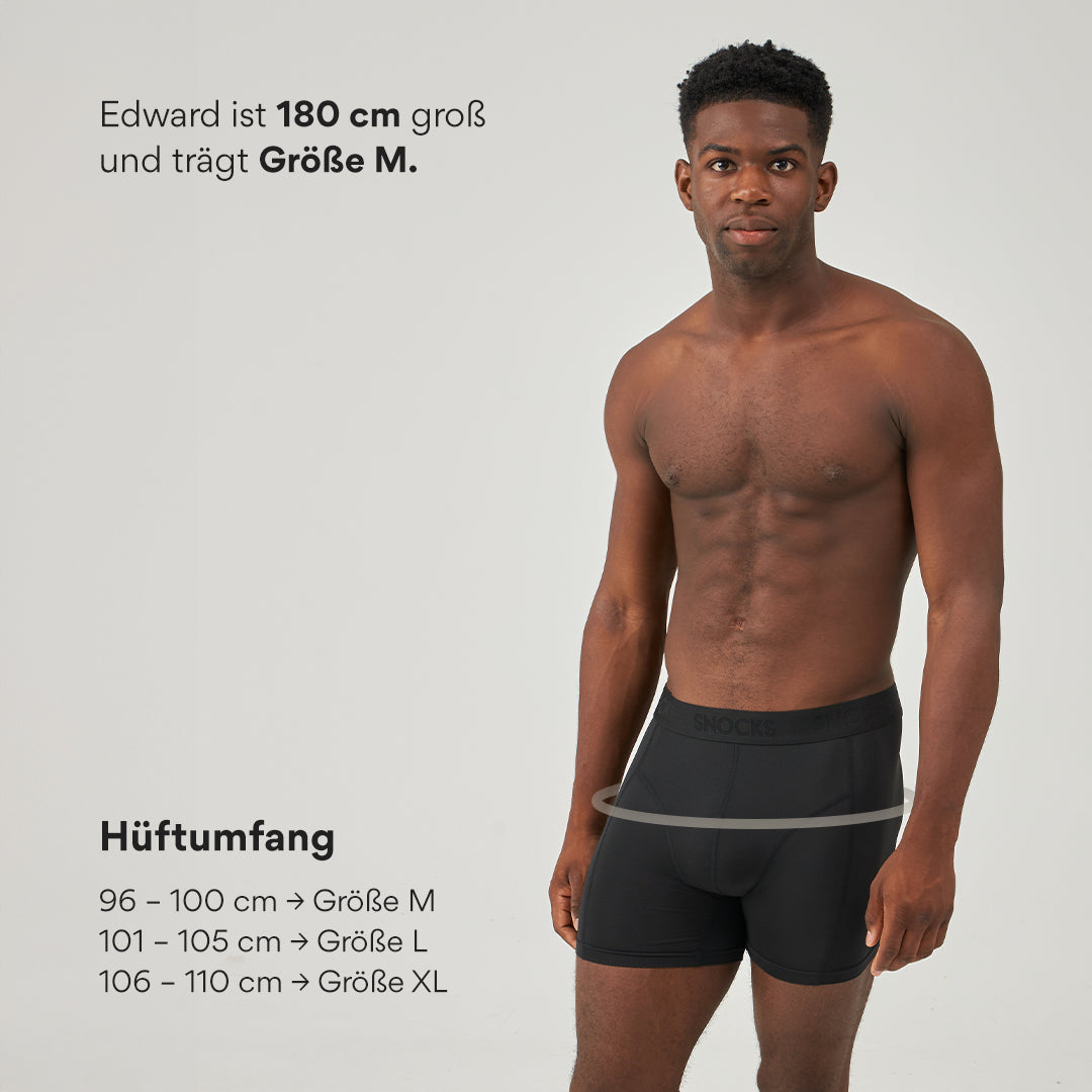 snocks-sport-boxershorts-herren-schwarz-2 image 8