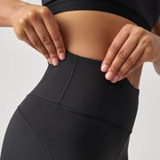 snocks-high-waist-capri-leggings-schwarz-recyceltes-polyester-2 image 5