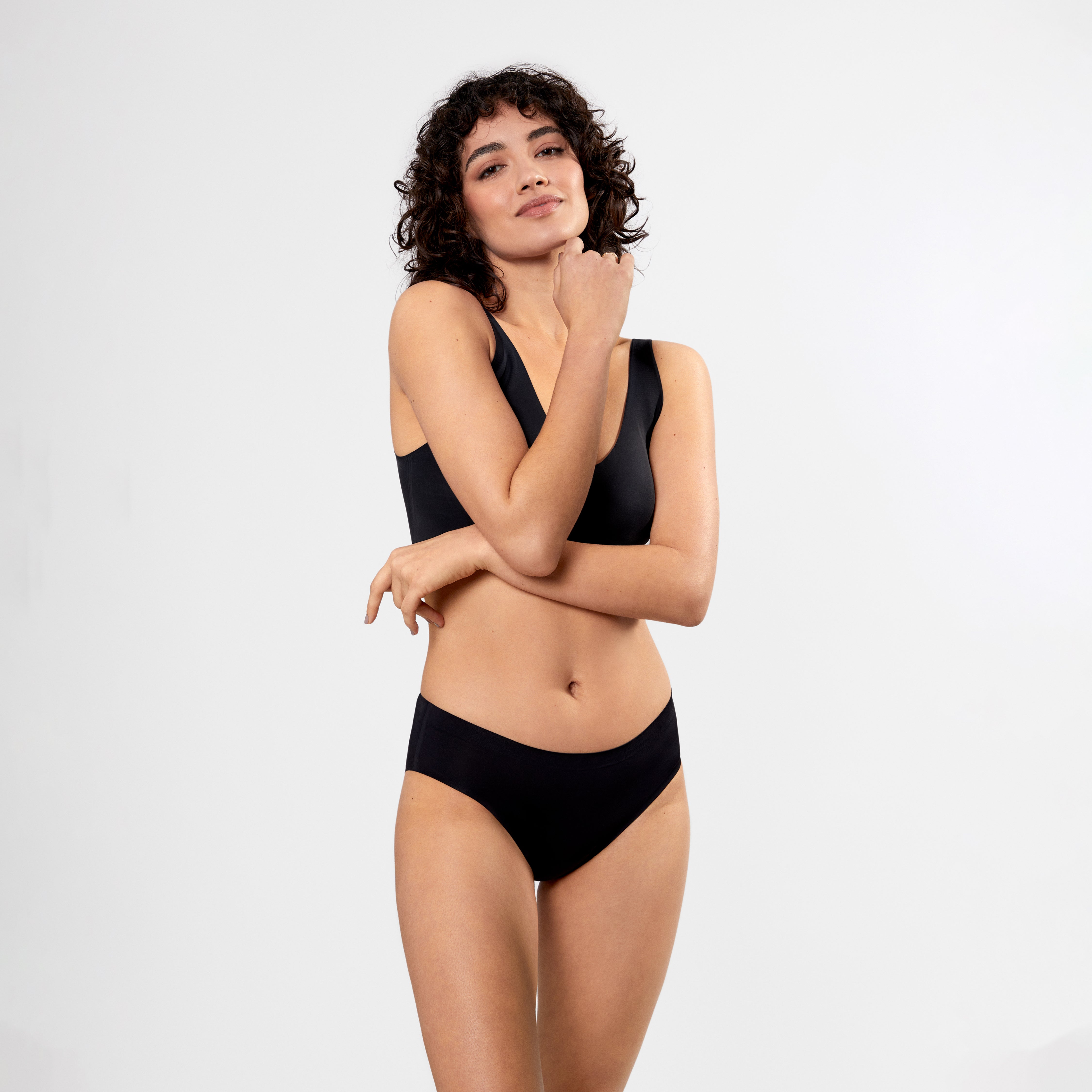 snocks-x-femtis-period-panty-nola-seamless-slip-karamell image 2