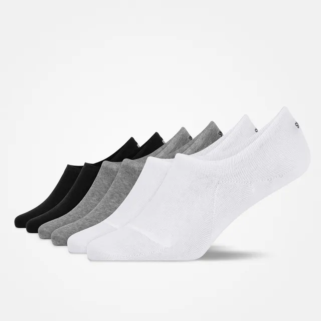snocks-f-linge-mix-schwarz-wei-grau-kurze-invisible-socken-unisex image 1