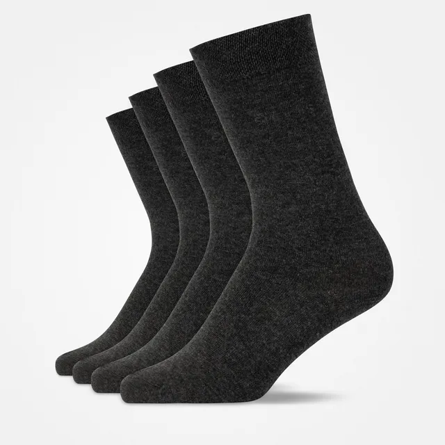 snocks-business-socken-lang-dunkelgrau image 1