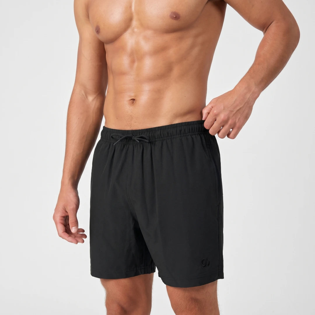 snocks-badehose-herren-hibiscus-schwarz image 7