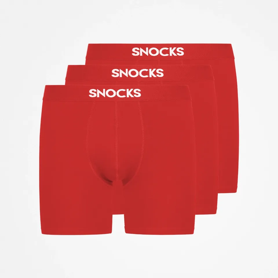 snocks-lange-boxershorts-hibiscus-herren-tight-fit-aus-bio-baumwolle image 1