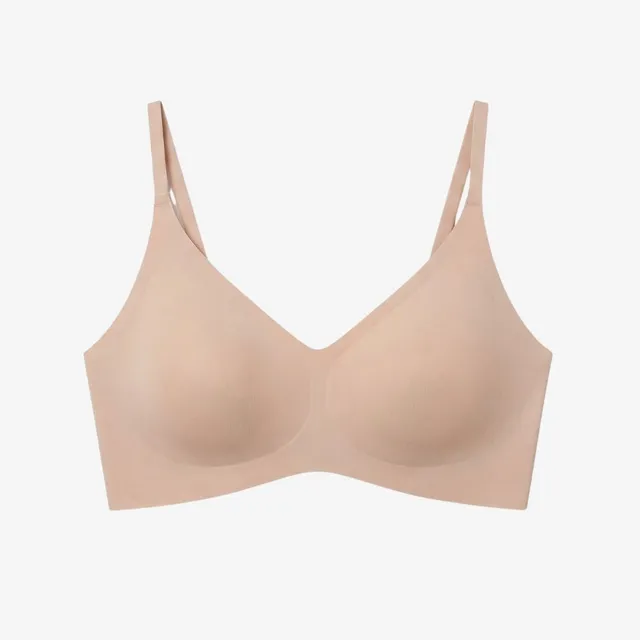 snocks-microfiber-seamless-soft-bh-beige-nahtloser-b-gelloser-bh image 1