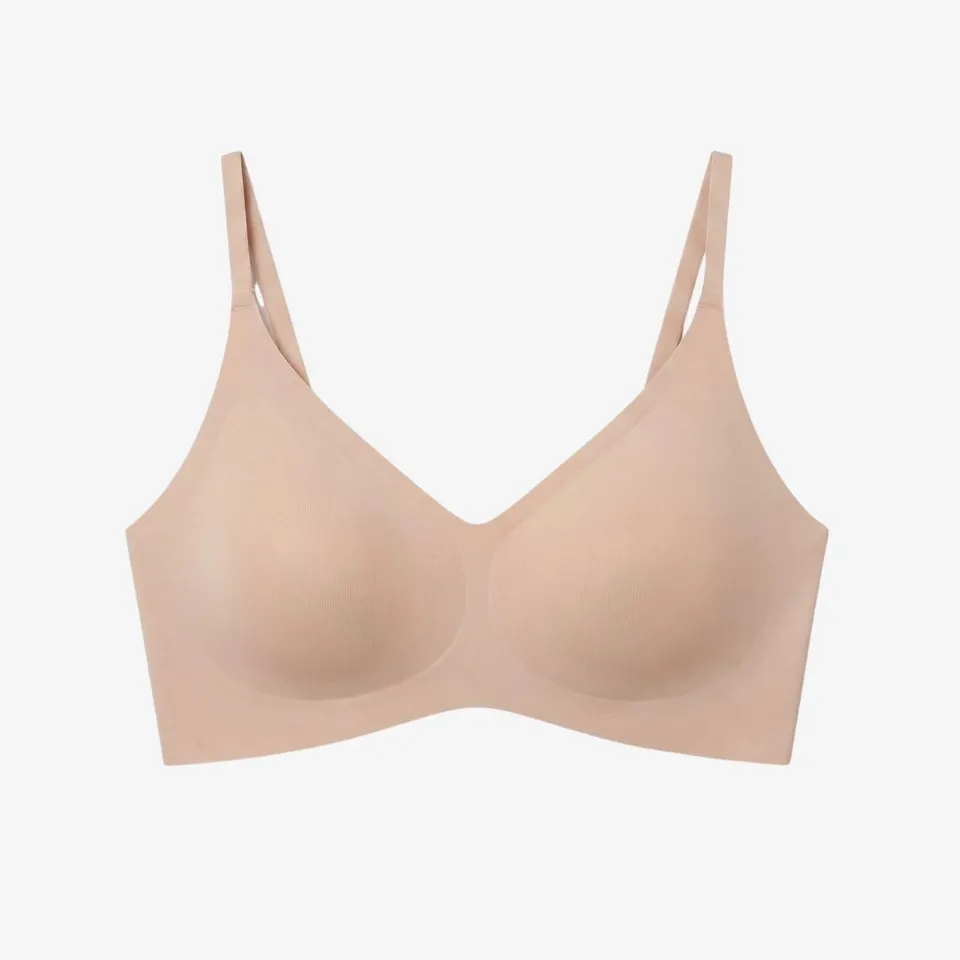 snocks-microfiber-seamless-soft-bh-beige-nahtloser-b-gelloser-bh image 1