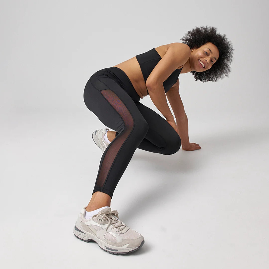 snocks-high-waist-leggings-mesh-schwarz-f-r-damen image 8