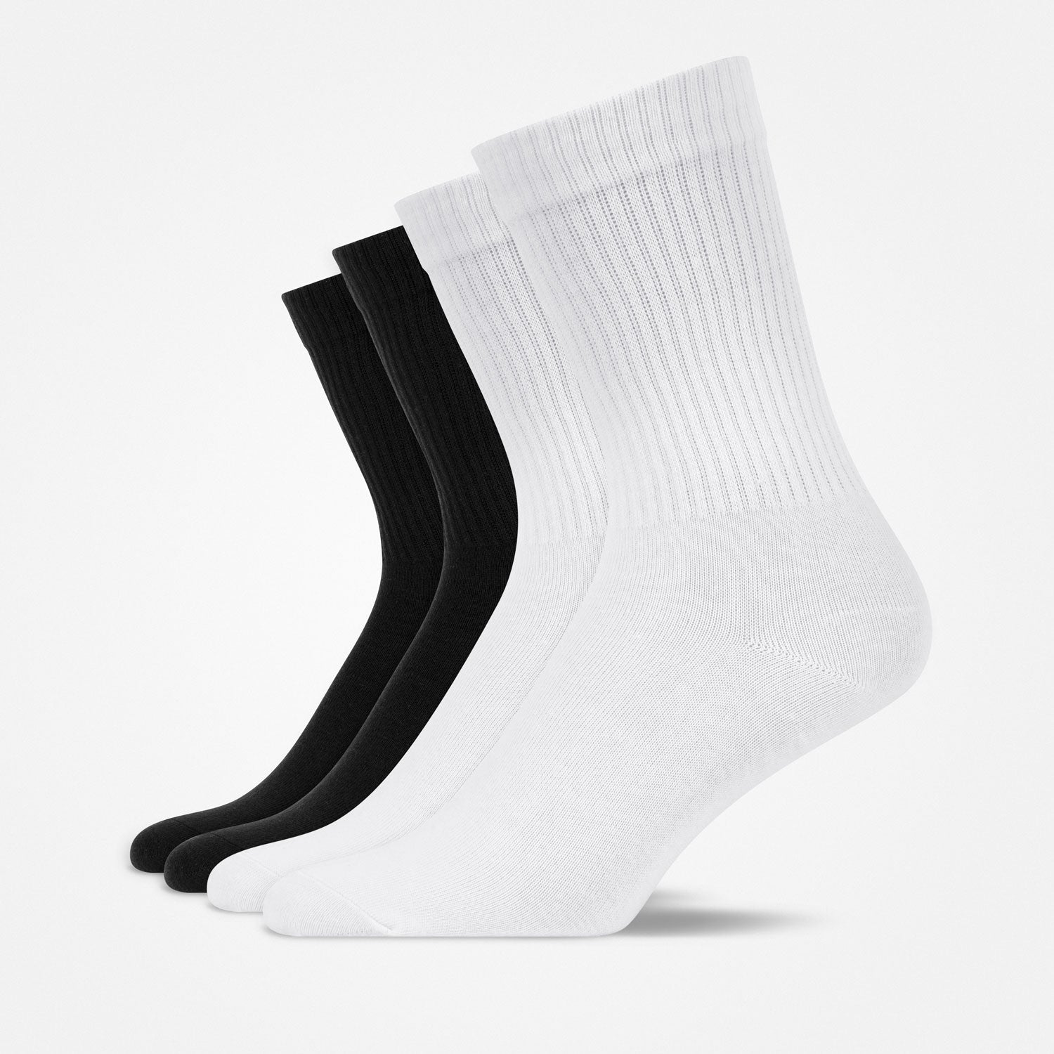 snocks-tennissocken-lang-schwarz-wei-unisex image 1