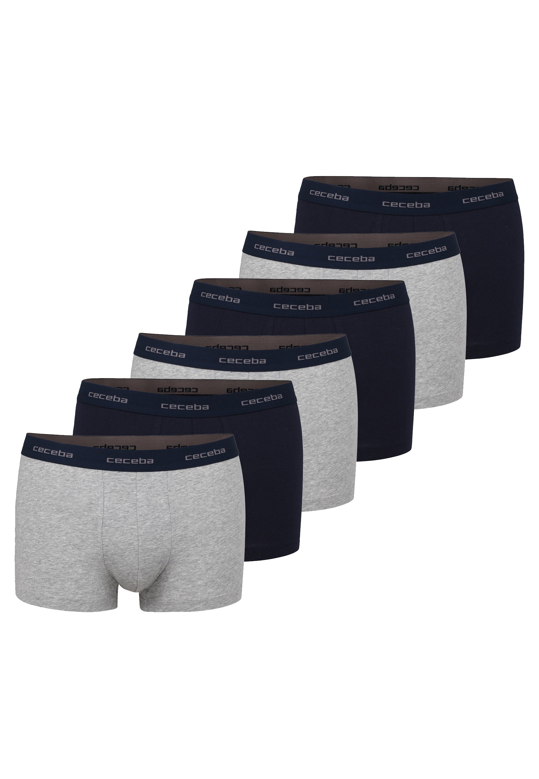 ceceba-herren-pants-blau-uni-6er-pack-feinripp-slip image 1