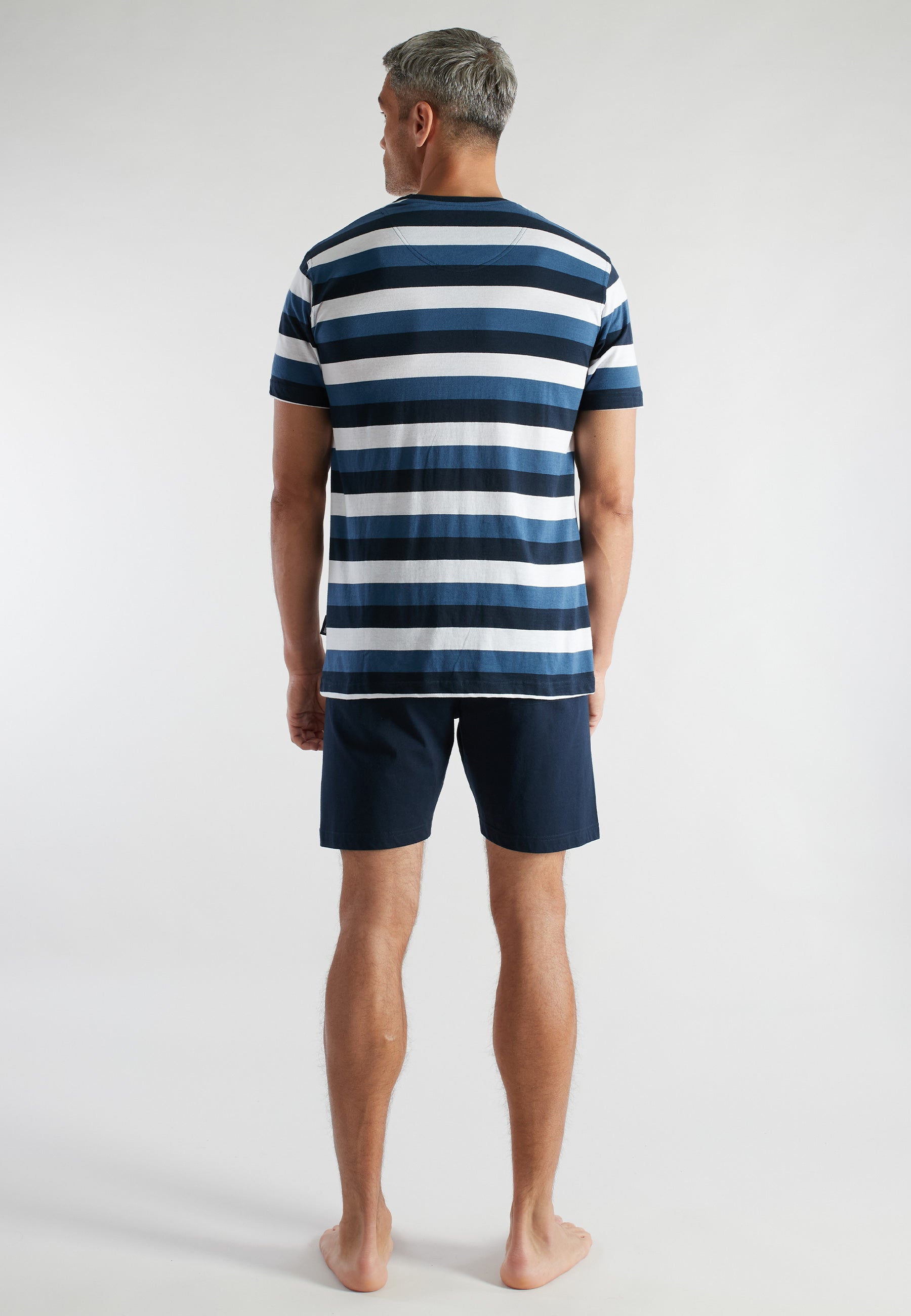 ceceba-herren-shorty-blau-quergestreift image 3