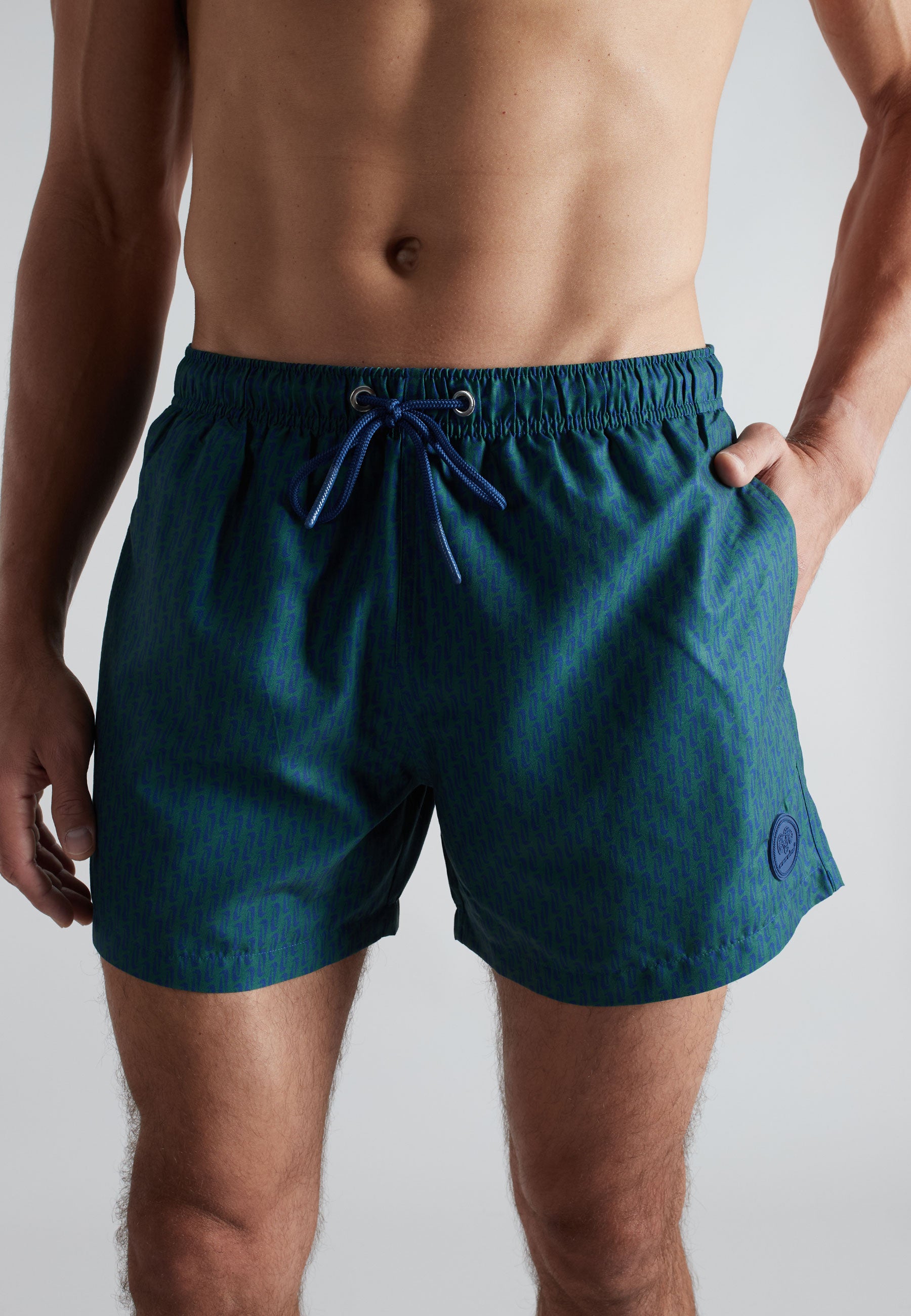 ceceba-herren-badeshorts-gr-n-bedruckt-kurze-schwimmshorts image 4