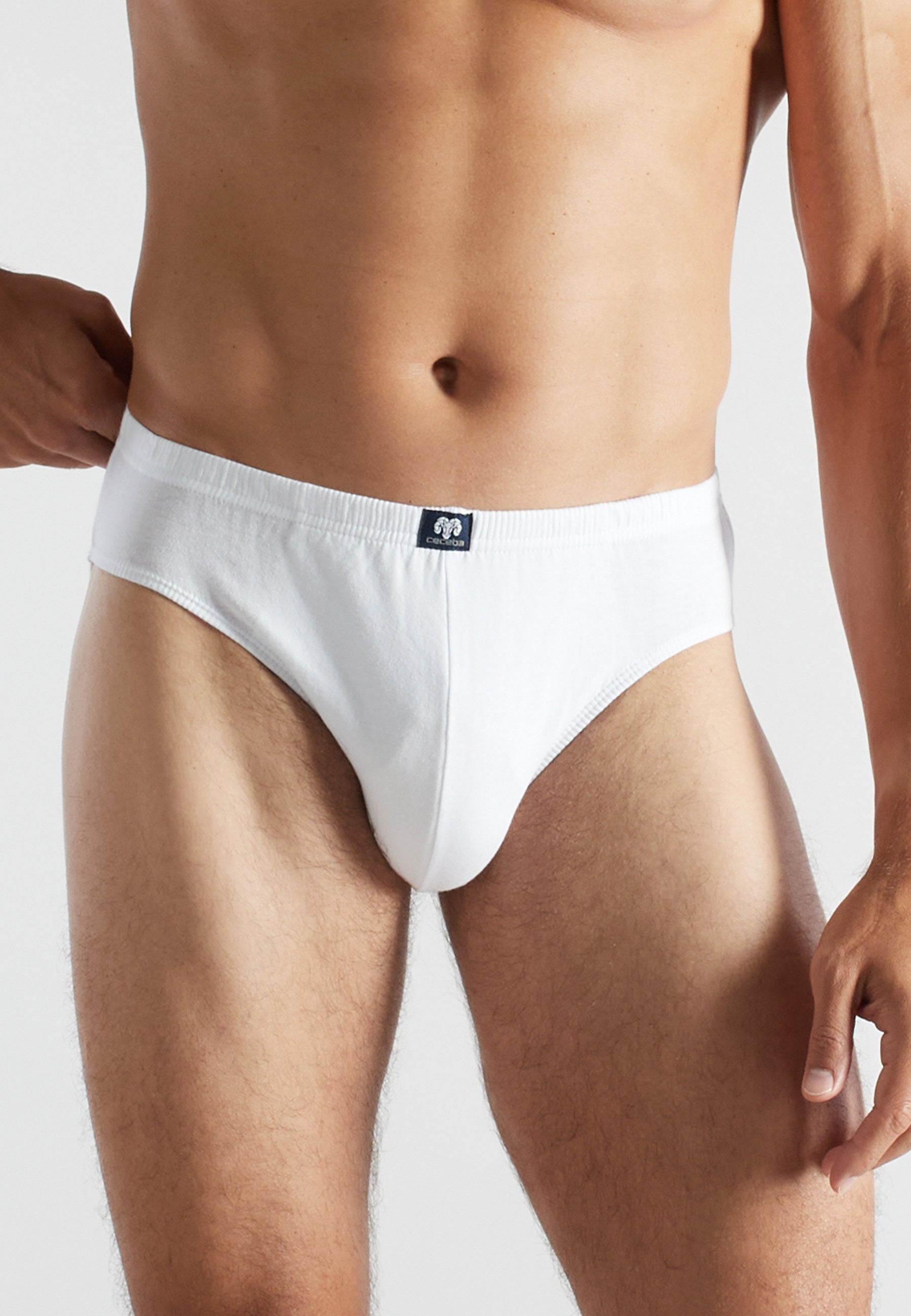 ceceba-herren-slip-wei-uni-3er-pack image 4