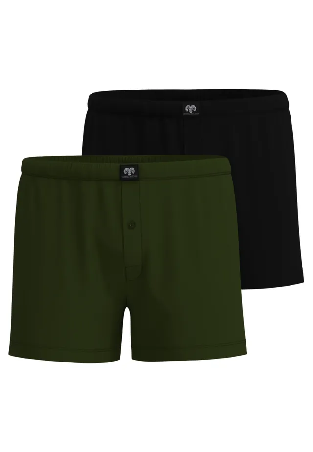 ceceba-herren-boxershort-gr-n-uni-2er-pack image 1