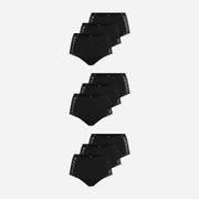 snocks-high-waist-hipster-panty-mit-spitze-schwarz-2 image 3