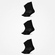snocks-chaussettes-de-course-hautes-hohe-laufsocken-schwarz-wei-unisex-recycelte image 3