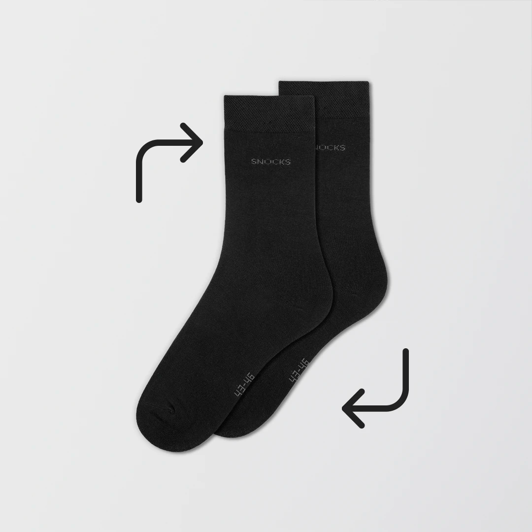 snocks-business-socken-lang-dunkelgrau image 7